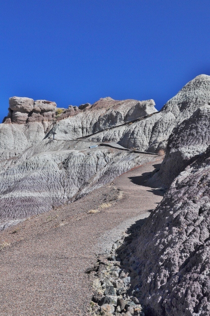 The Blue Mesa Trail - the path out